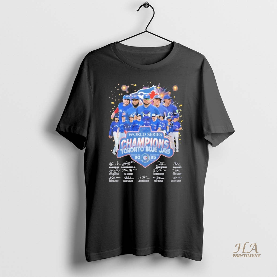 Official Toronto Blue Jays Team World Series 2025 Champions Signature T-Shirts, Hoodie, Sweatshirt | InkNestWear.com
