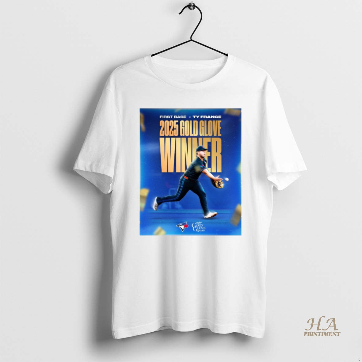 Official Toronto Blue Jays Ty France 2025 Rawlings Gold Glove Award Winner T-Shirts, Hoodie, Sweatshirt | InkNestWear.com