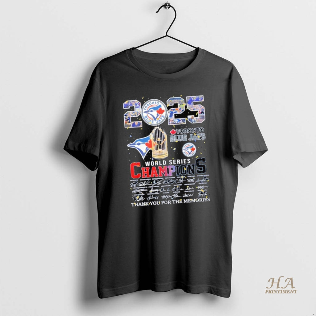 Official Toronto Blue Jays World Series 2025 Thank You For The Memories T-Shirts, Hoodie, Sweatshirt | InkNestWear.com