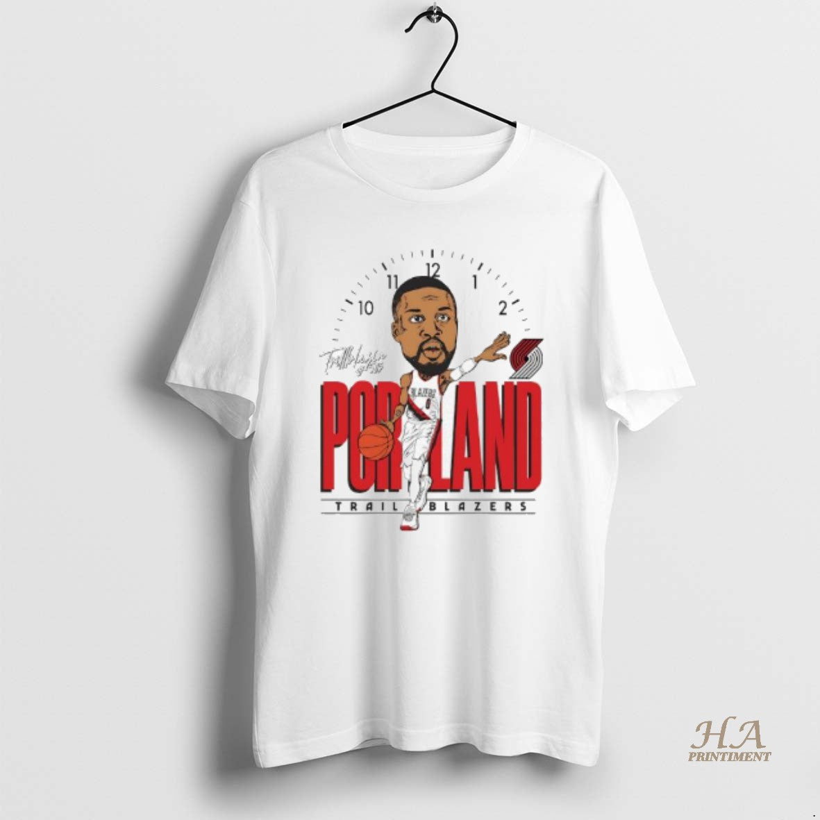 Official Trail Blazers Blazers Portland Signature T-Shirts, Hoodie, Sweatshirt | InkNestWear.com