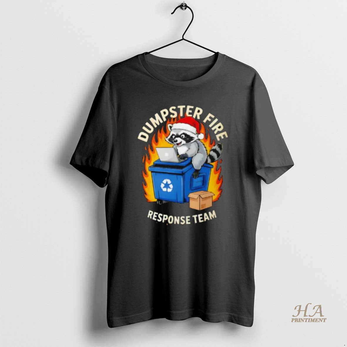 Official Trash Panda Dumpster Fire Response Team Ugly Christmas T-Shirts, Hoodie, Sweatshirt | InkNestWear.com
