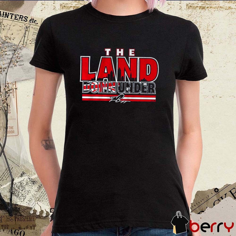 Travis Bazzana The Land Down Under Cleveland Guardians 2026 MLB Signature t-shirt