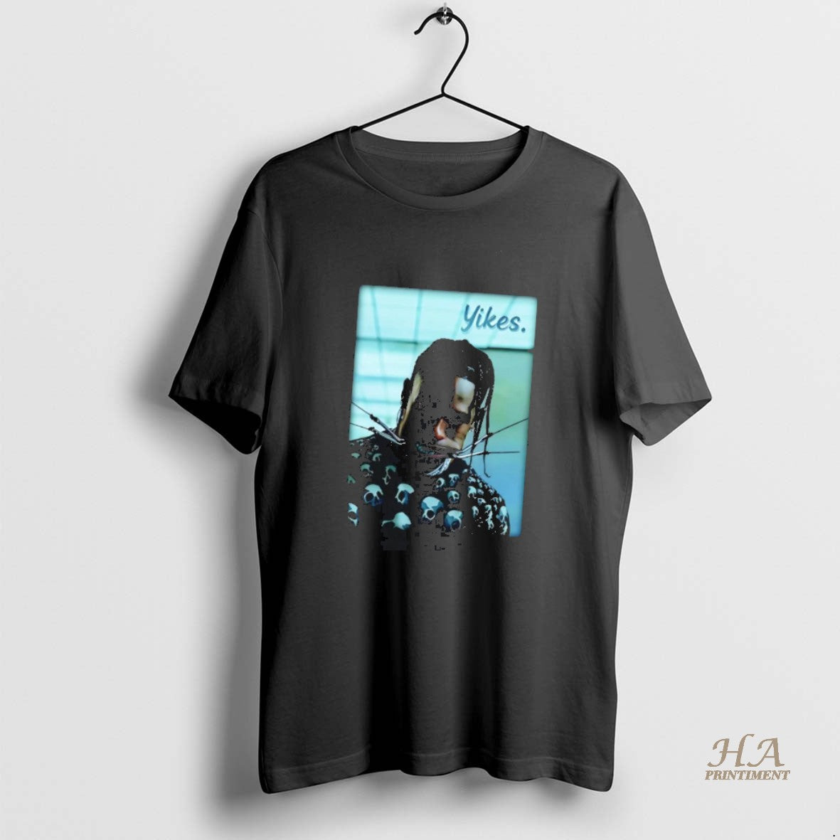 Official Travis Scott Yikes Portrait T-Shirts, Hoodie, Sweatshirt | InkNestWear.com