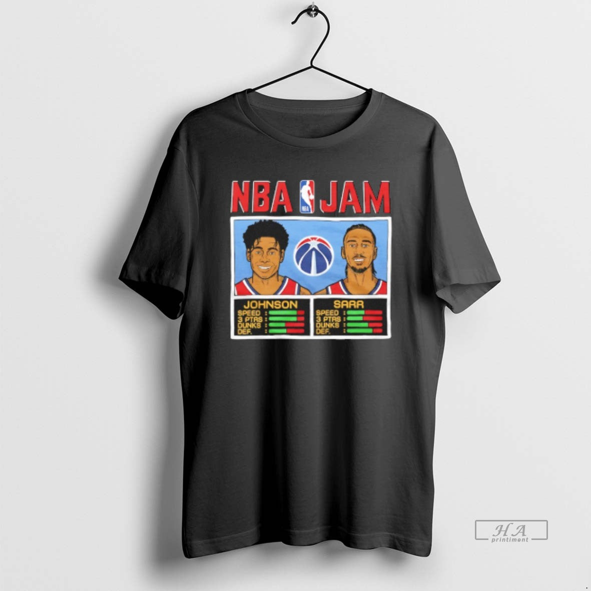 Official Tre Johnson And Alex Sarr Washington Wizards Nba Jam T-Shirts, Hoodie, Sweatshirt | InkNestWear.com