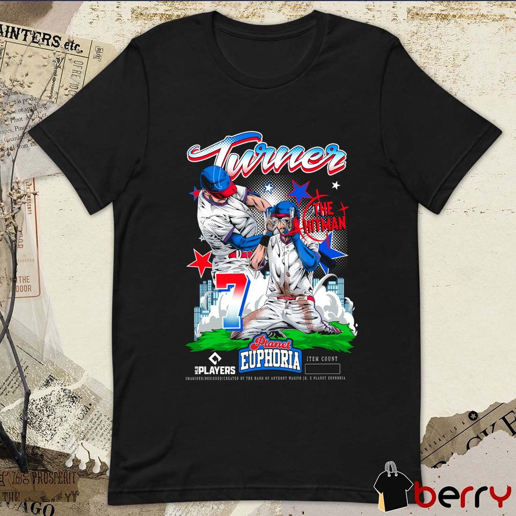 Trea Turner Philadelphia Phillies MLB 2026 Planet Euphoria Art t-shirt
