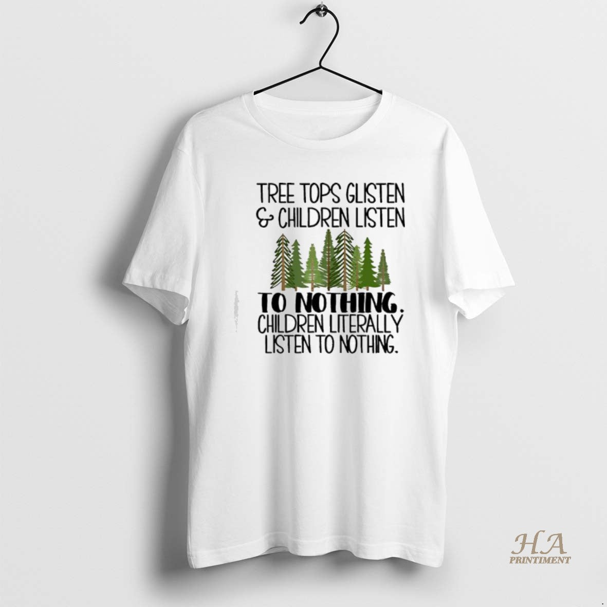 Official Tree Tops Glisten And Children Listen Christmas T-Shirts, Hoodie, Sweatshirt | InkNestWear.com