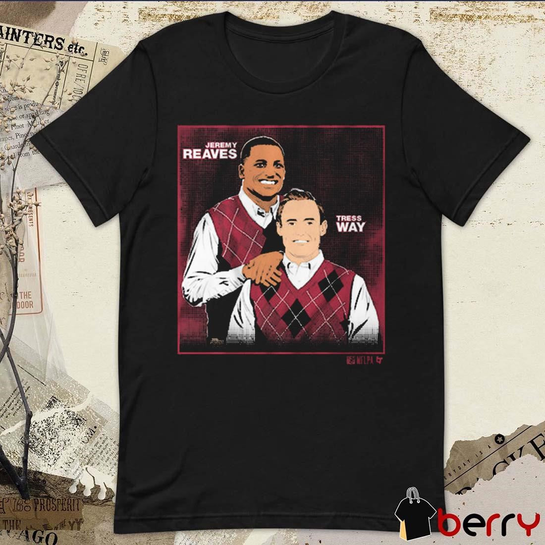 Tress Way And Jeremy Reaves Family Portrait Washington Commanders t-shirt