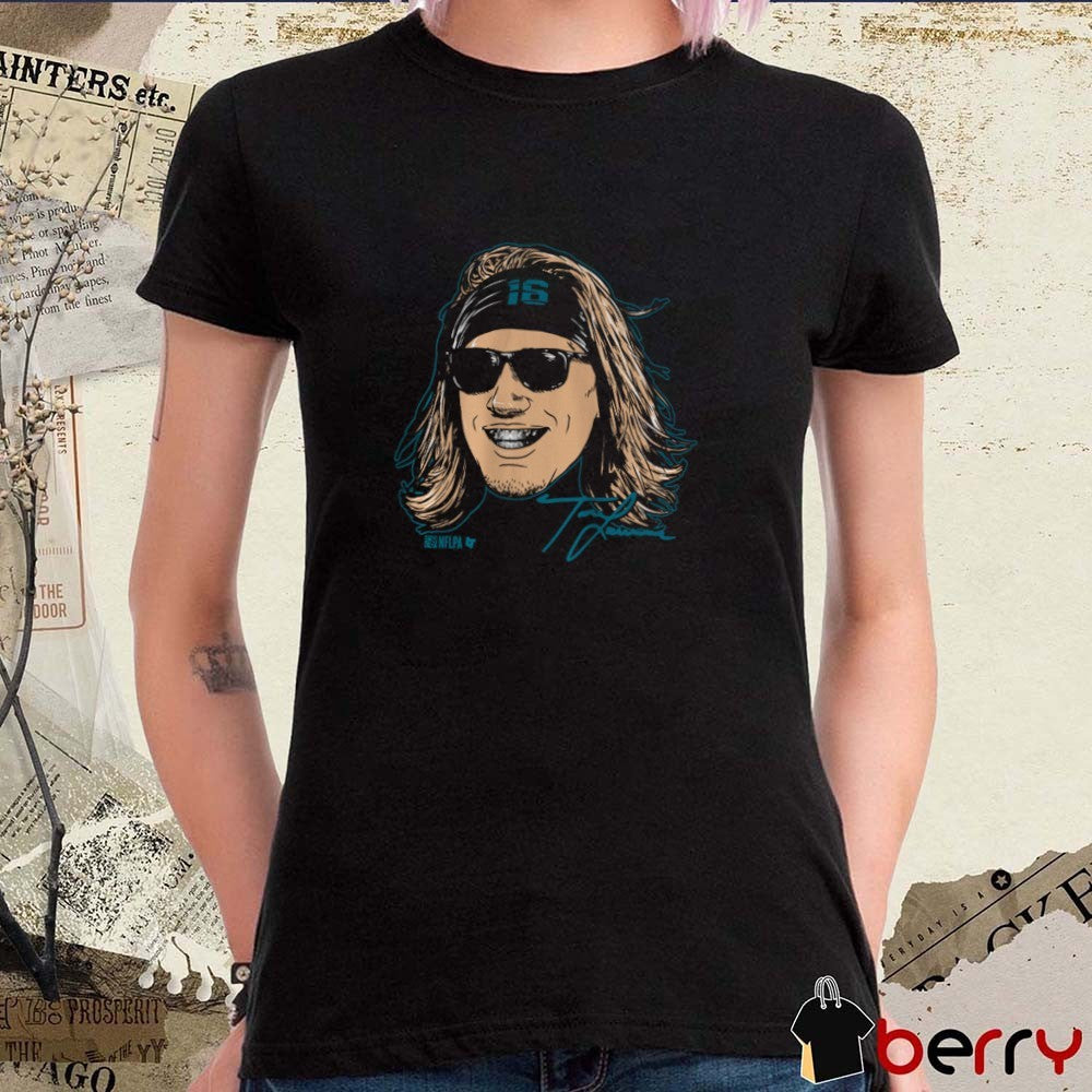 Trevor Lawrence Grill Swag Head Jacksonville Jaguars Signature t-shirt