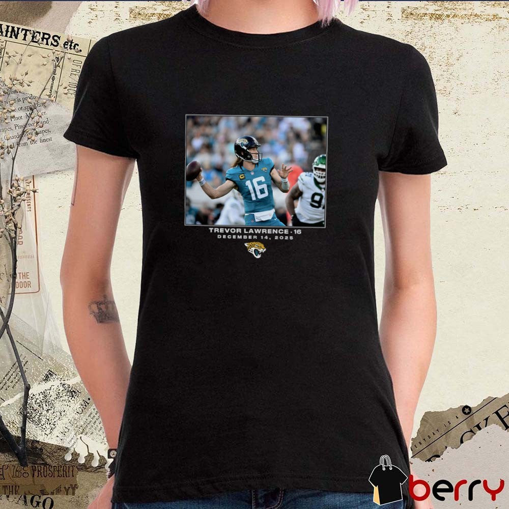 Trevor Lawrence Jacksonville Jaguars NFL Flash Features Week 15 December 14 2025 t-shirt