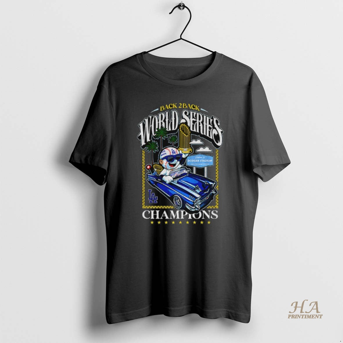 Official Trophy Los Angeles Dodgers Back 2 Back World Series Champions Dodgers Stadium T-Shirts, Hoodie, Sweatshirt