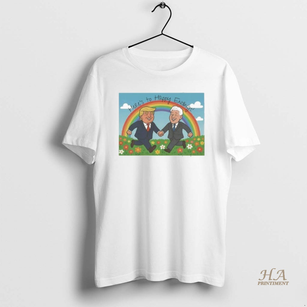 Official Trump And Bill Clinton Happy Endings Blowing Bubba T-Shirts, Hoodie, Sweatshirt | InkNestWear.com