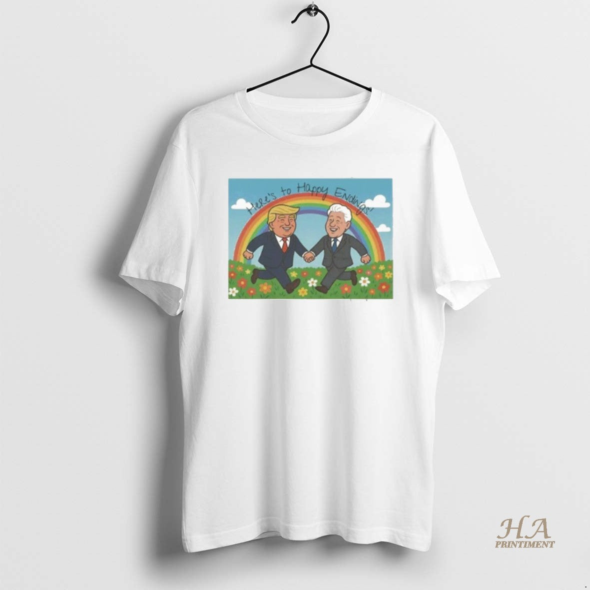 Official Trump And Bill Clinton Happy Endings Blowing Bubba T-Shirts, Hoodie, Sweatshirt | InkNestWear.com