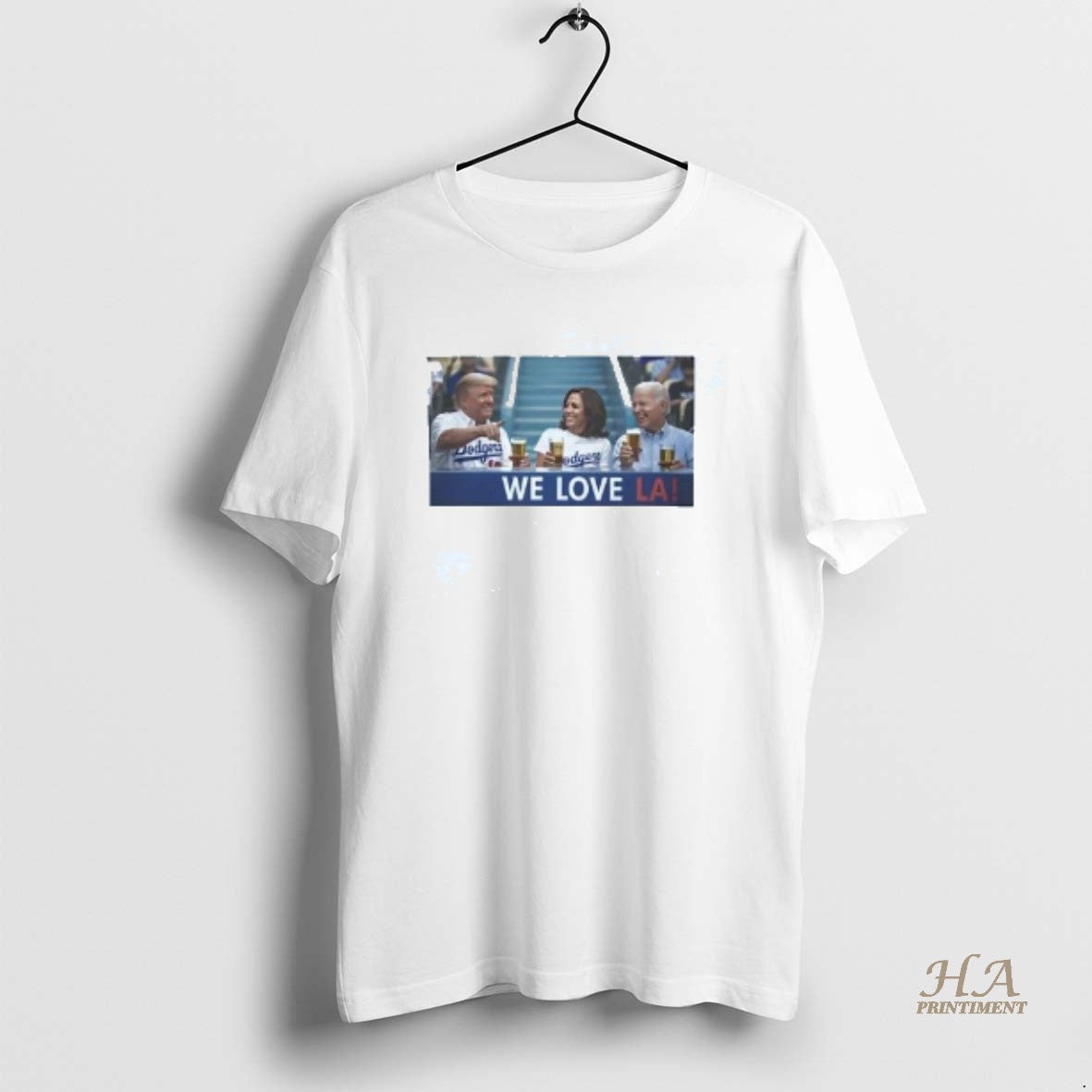 Official Trump Biden Kamala We Love La Dodgers T-Shirts, Hoodie, Sweatshirt | InkNestWear.com