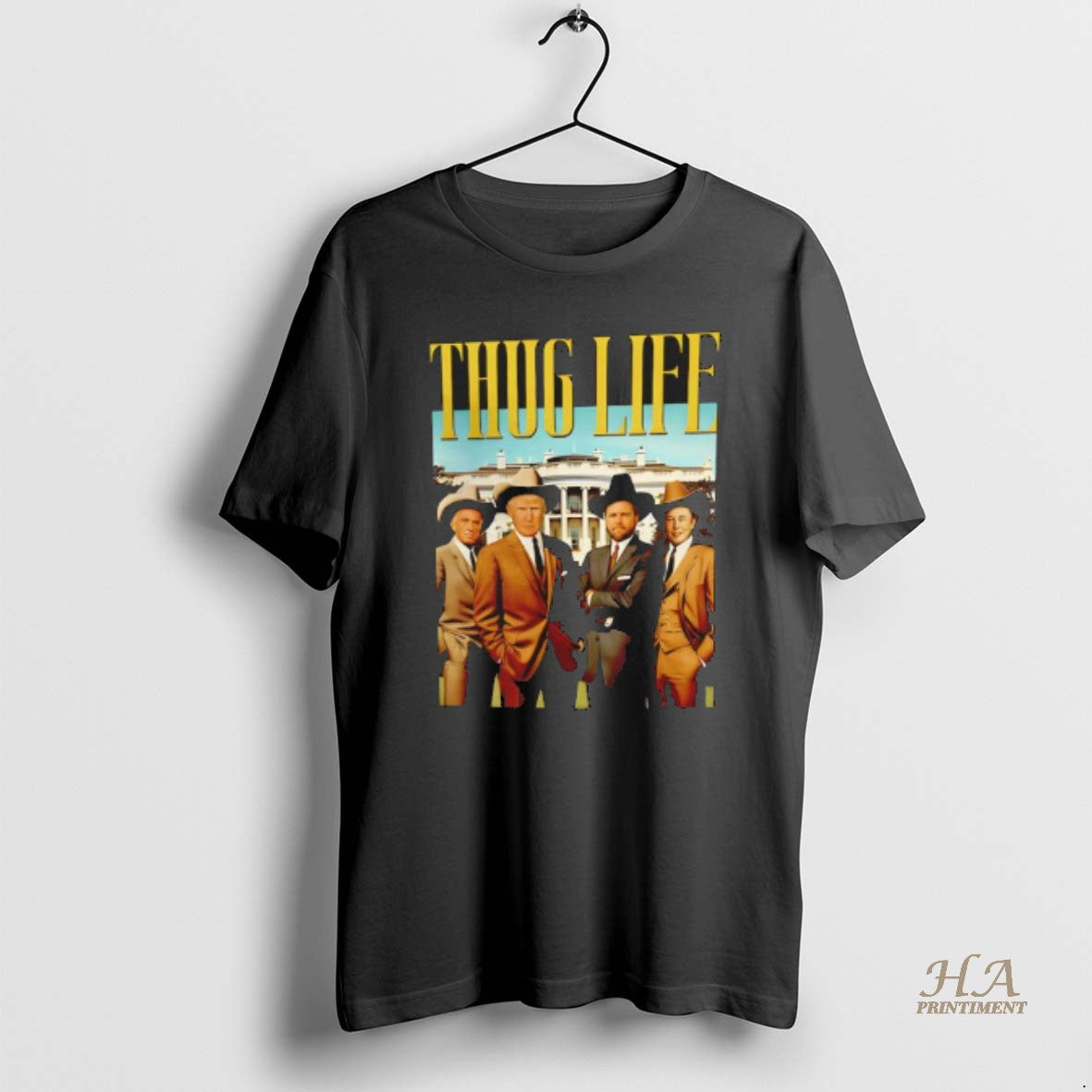 Official Trump Vance Kennedy Musk 2024 Thug Life Black T-Shirts, Hoodie, Sweatshirt | InkNestWear.com