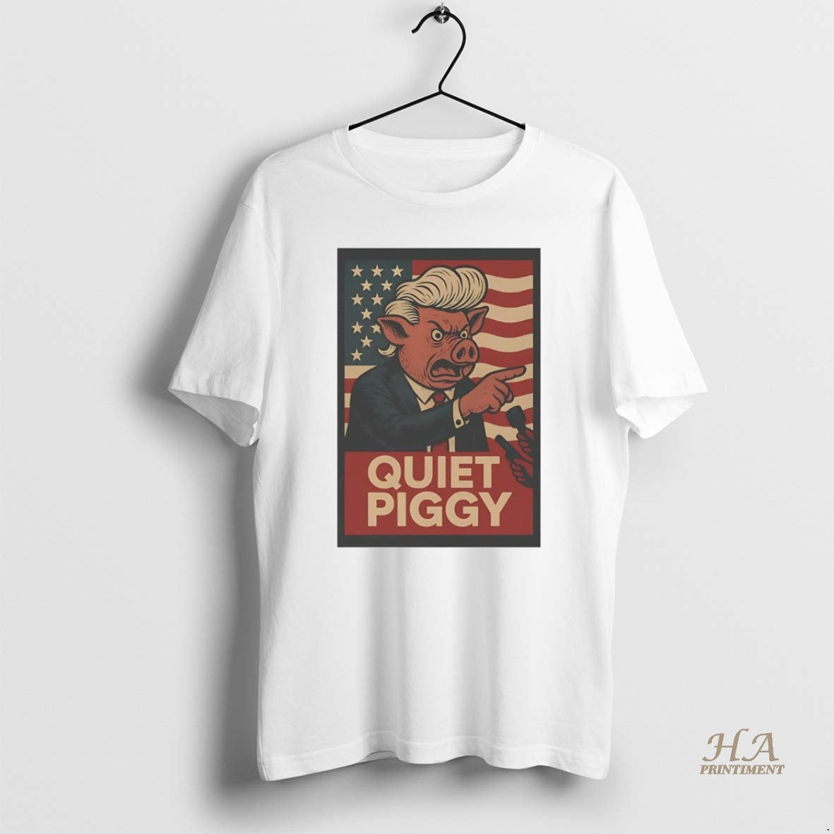 Official Trump Quiet Piggy Political Satire T-Shirts, Hoodie, Sweatshirt | InkNestWear.com