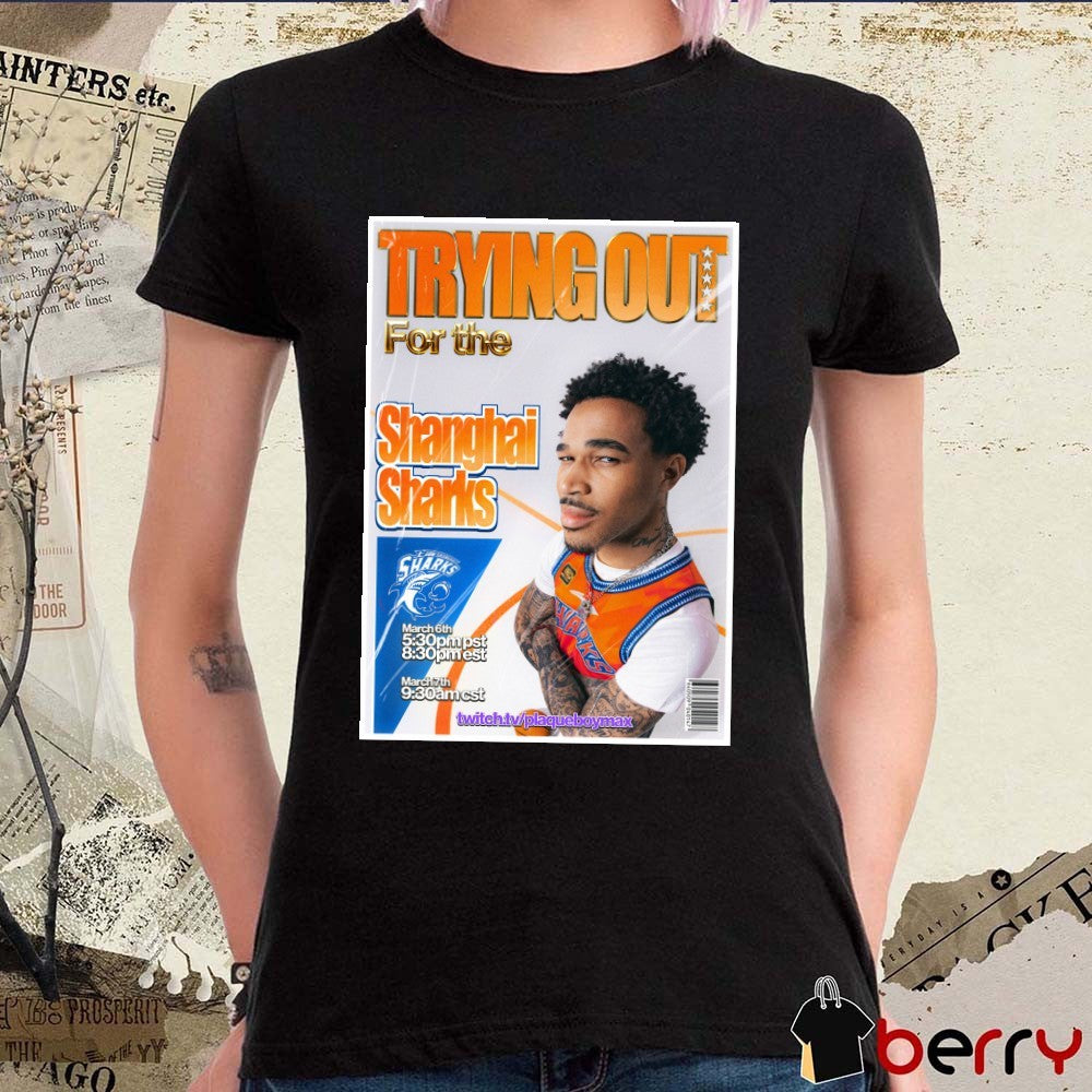 Trying Out For The Shanghai Shark March 6-7 2026 Poster t-shirt