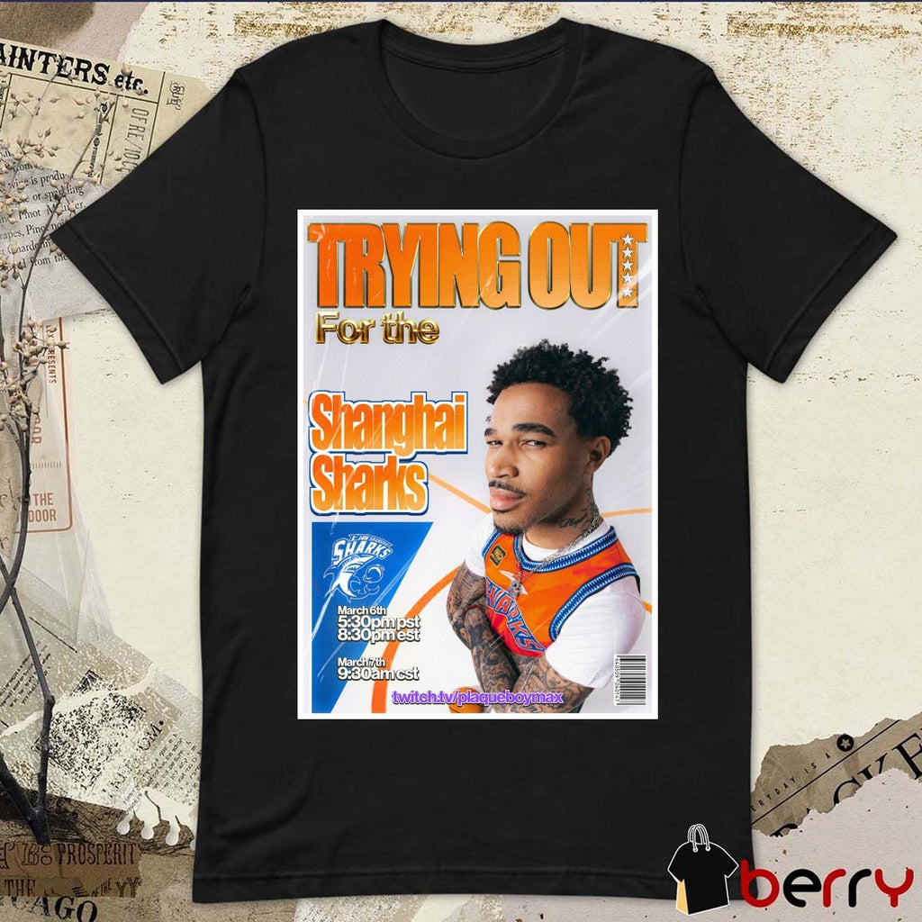 Trying Out For The Shanghai Shark March 6-7 2026 Poster t-shirt