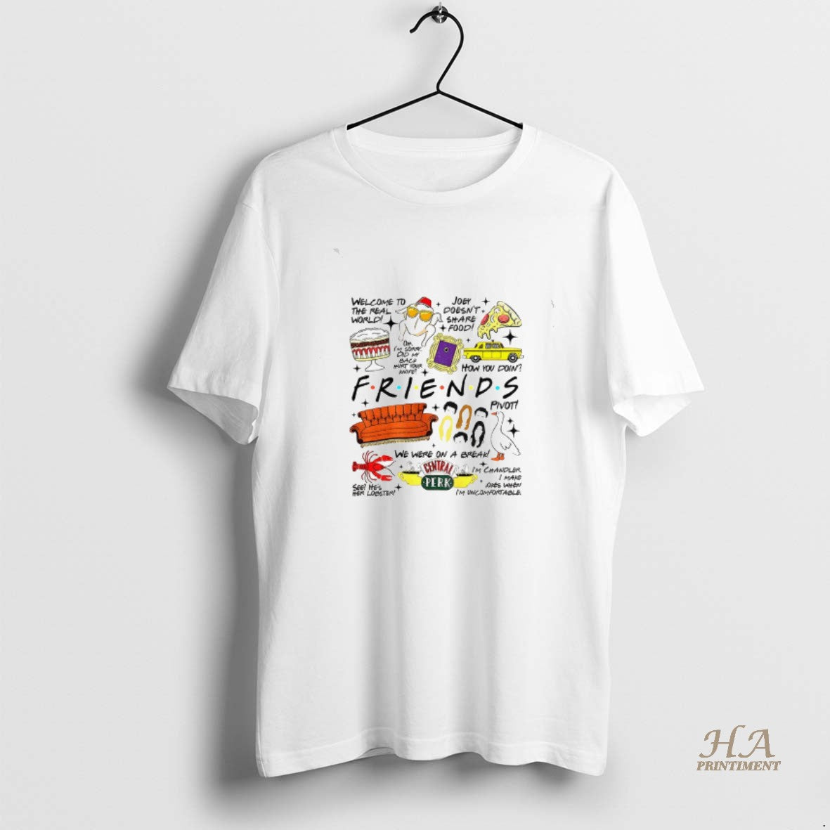 Official Turkey Friends Welcome To The Real World Joey Doesnt Share Food Happy Thanksgiving T-Shirts, Hoodie, Sweatshirt