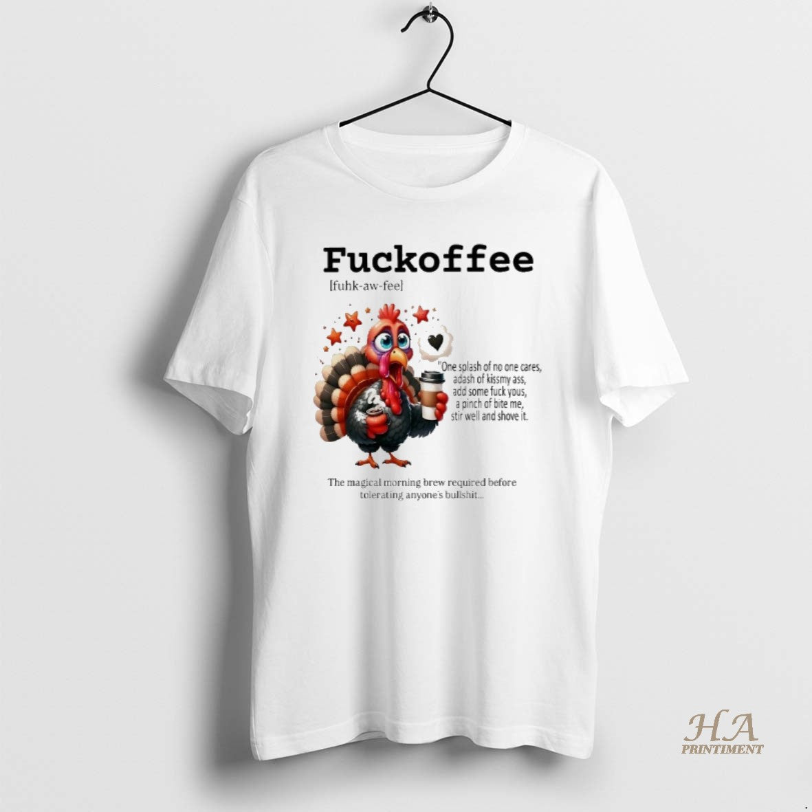 Official Turkey Fuckoffee Definition The Magical Morning Brew Required Thanksgiving T-Shirts, Hoodie, Sweatshirt