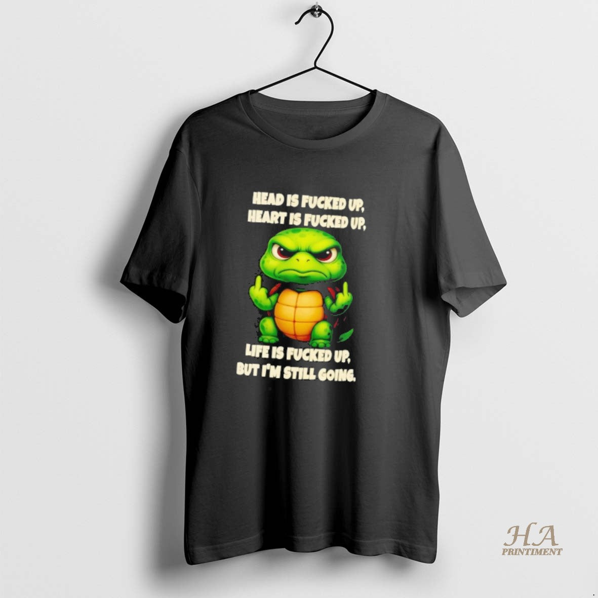 Official Turtle Head Is Fucked Up Heart Is Fucked Up T-Shirts, Hoodie, Sweatshirt | InkNestWear.com