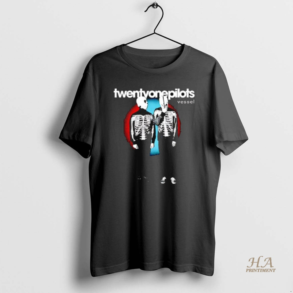 Official Twenty One Pilots Album Vessel Anniversary Skeleton T-Shirts, Hoodie, Sweatshirt | InkNestWear.com