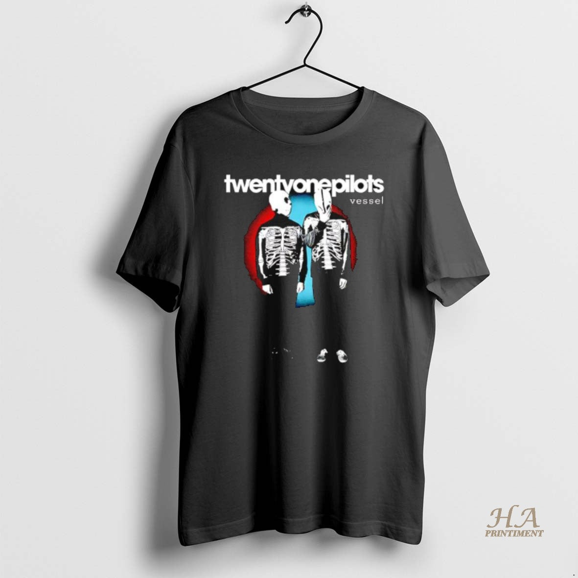 Official Twenty One Pilots Album Vessel Anniversary Skeleton T-Shirts, Hoodie, Sweatshirt | InkNestWear.com