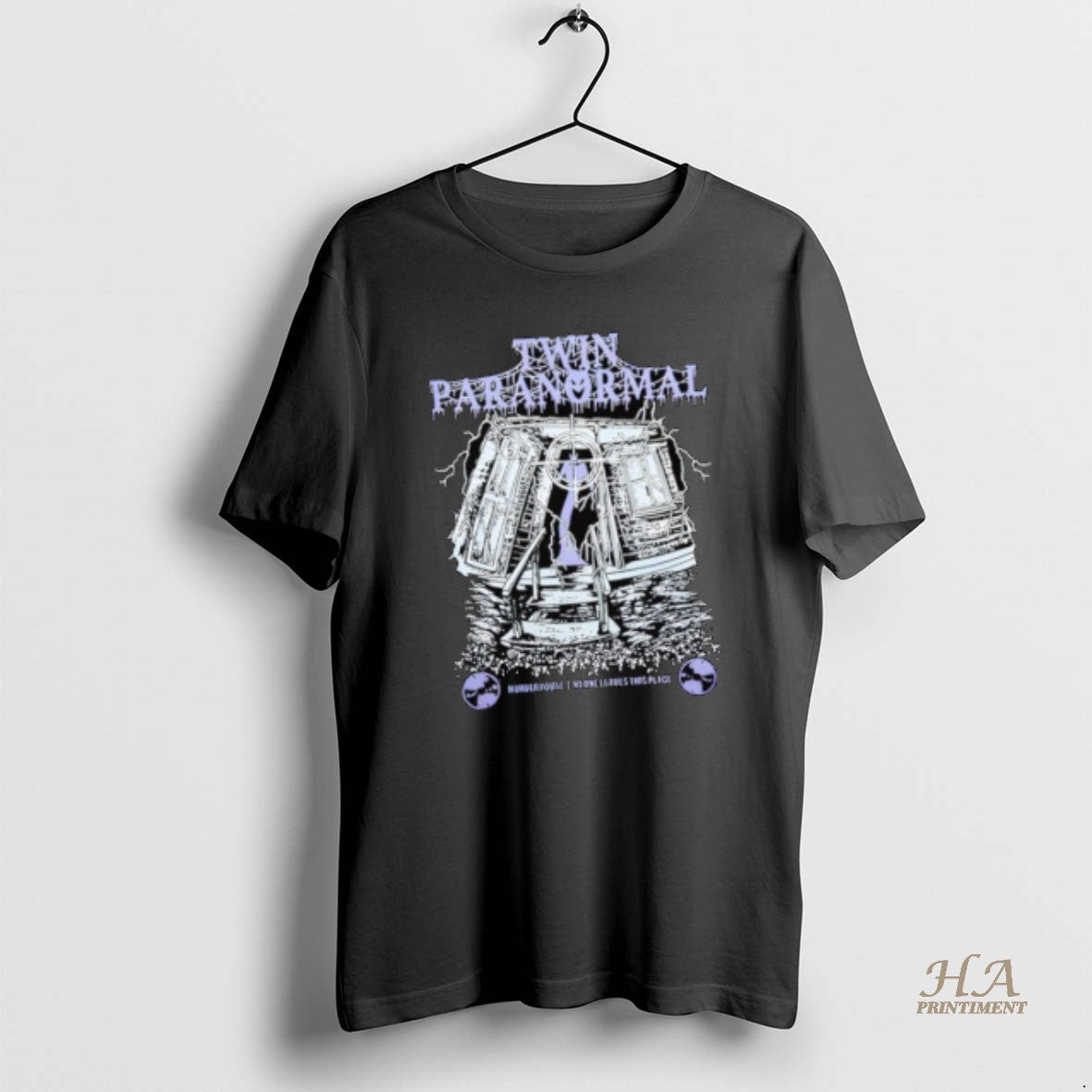 Official Twin Paranormal Murderhouse No One Leaves This Place T-Shirts, Hoodie, Sweatshirt | InkNestWear.com