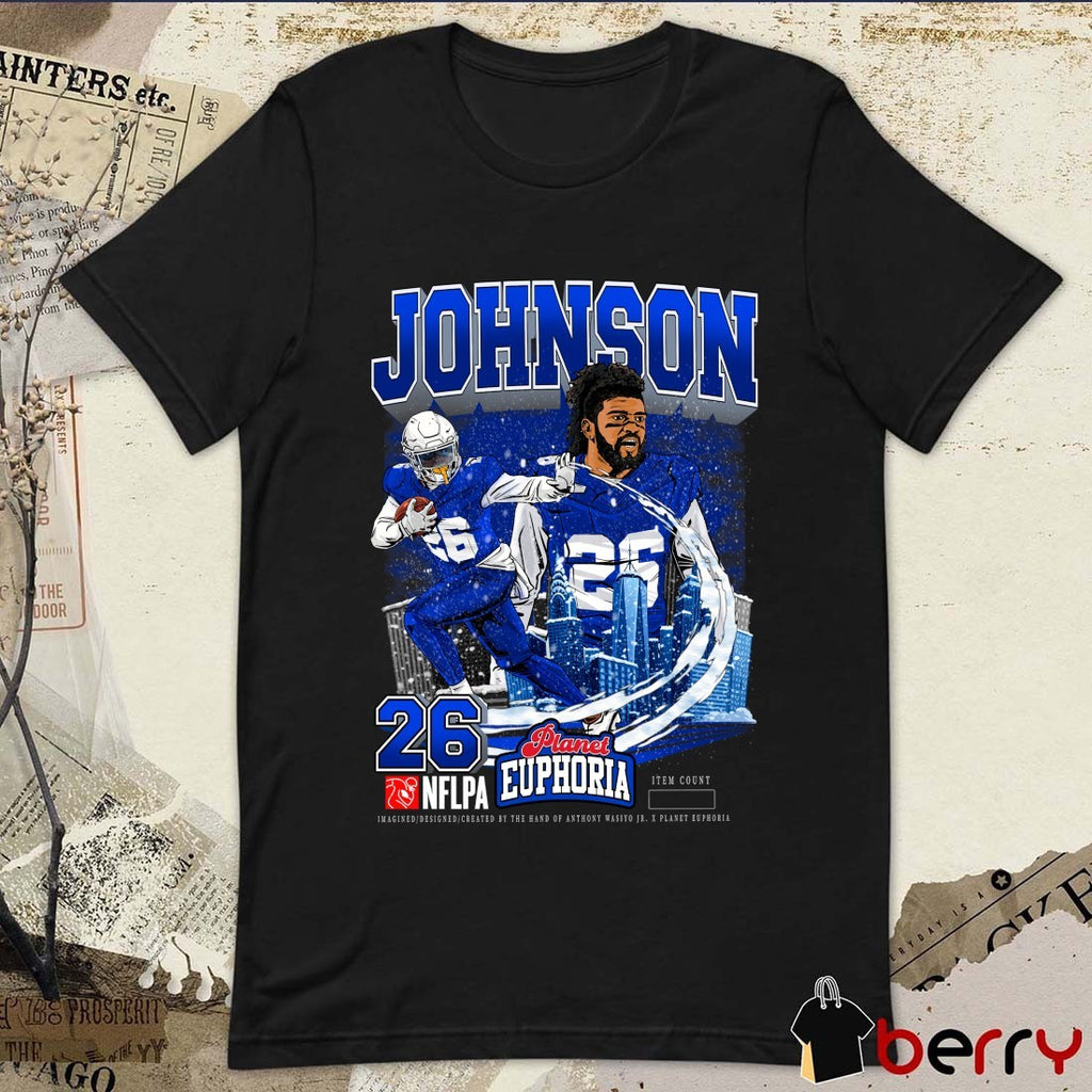 Ty Johnson Buffalo Bills NFL 2026 Planet Euphoria Artwork t-shirt