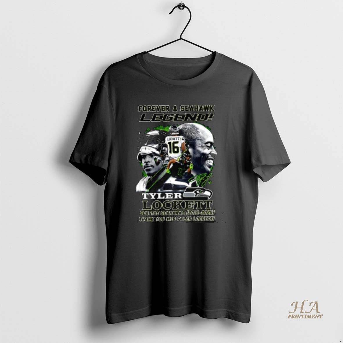 Official Tyler Lockett Forever A Seattle Seahawk Legend 2015 2025 Signature T-Shirts, Hoodie, Sweatshirt | InkNestWear.com