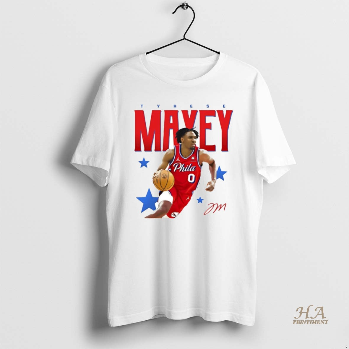 Official Tyrese Maxey Dribbling Philadelphia 76ers T-Shirts, Hoodie, Sweatshirt | InkNestWear.com