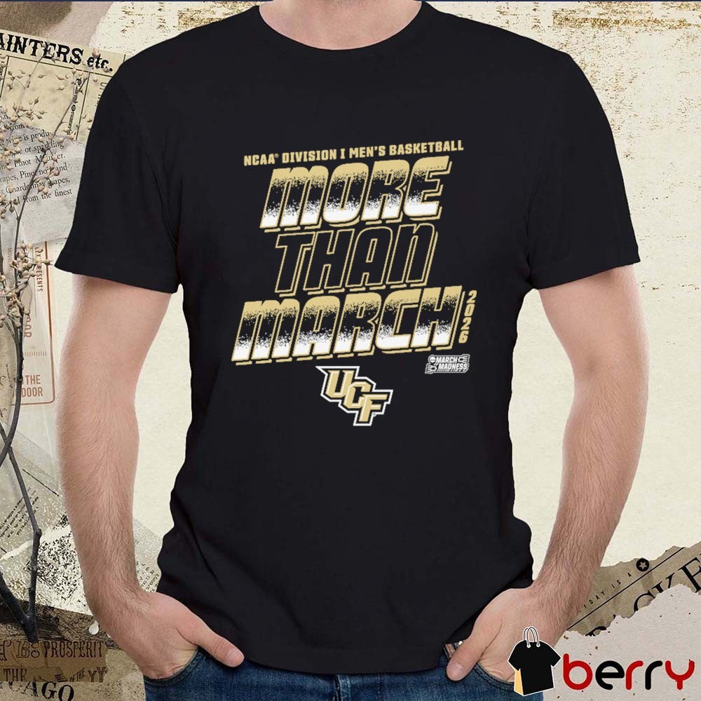 UCF Knights 2026 NCAA Division I Men’s Basketball More Than March t-shirt