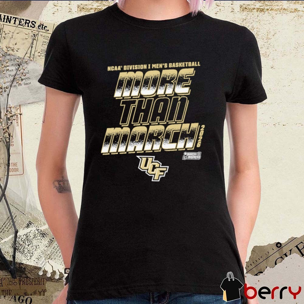 UCF Knights 2026 NCAA Division I Men’s Basketball More Than March t-shirt