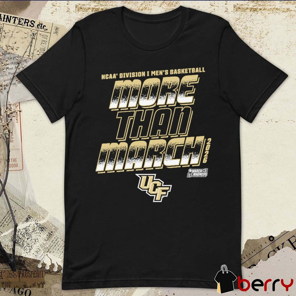UCF Knights 2026 NCAA Division I Men’s Basketball More Than March t-shirt