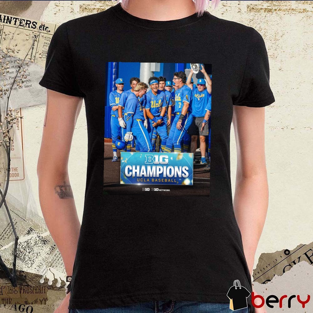 UCLA Bruins Baseball 2026 Big Ten Regular-Season Poster t-shirt