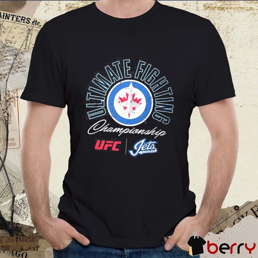 UFC Canada x Winnipeg Jets Hockey Team 2026 t-shirt