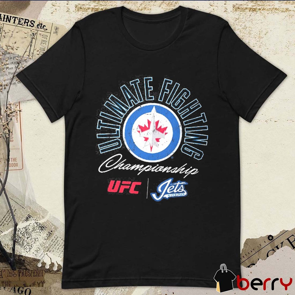 UFC Canada x Winnipeg Jets Hockey Team 2026 t-shirt
