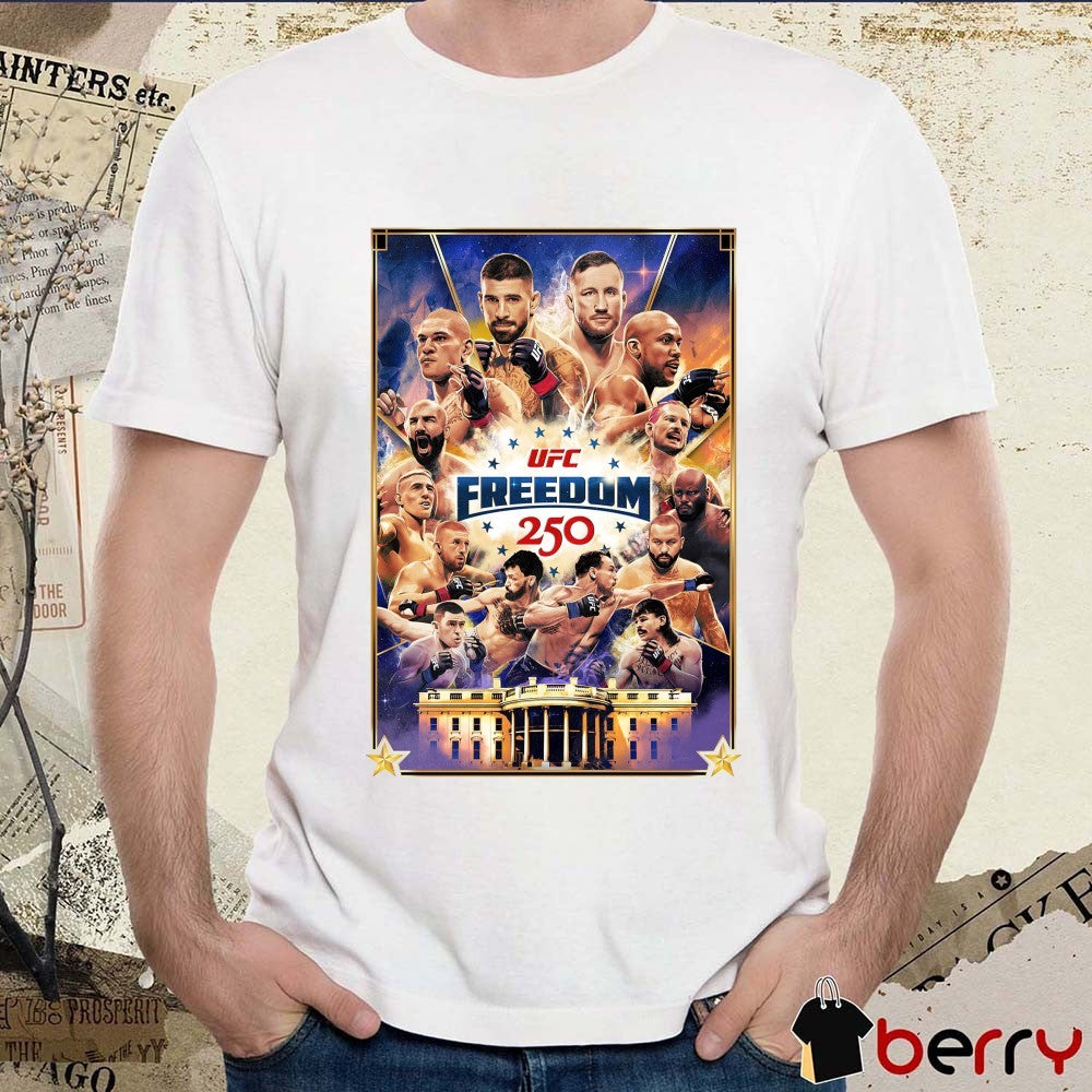 UFC Freedom 250 Crypto x Ram Trucks Poster t-shirt