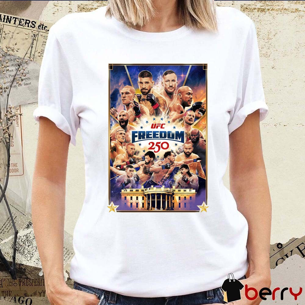 UFC Freedom 250 Crypto x Ram Trucks Poster t-shirt