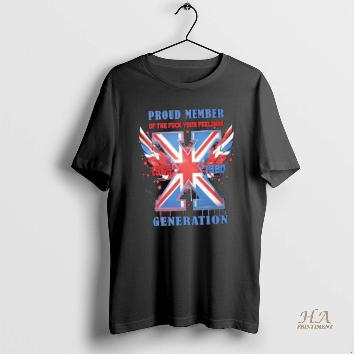 Official Uk Gen X Fuck Your Feelings Union Jack T-Shirts, Hoodie, Sweatshirt | InkNestWear.com