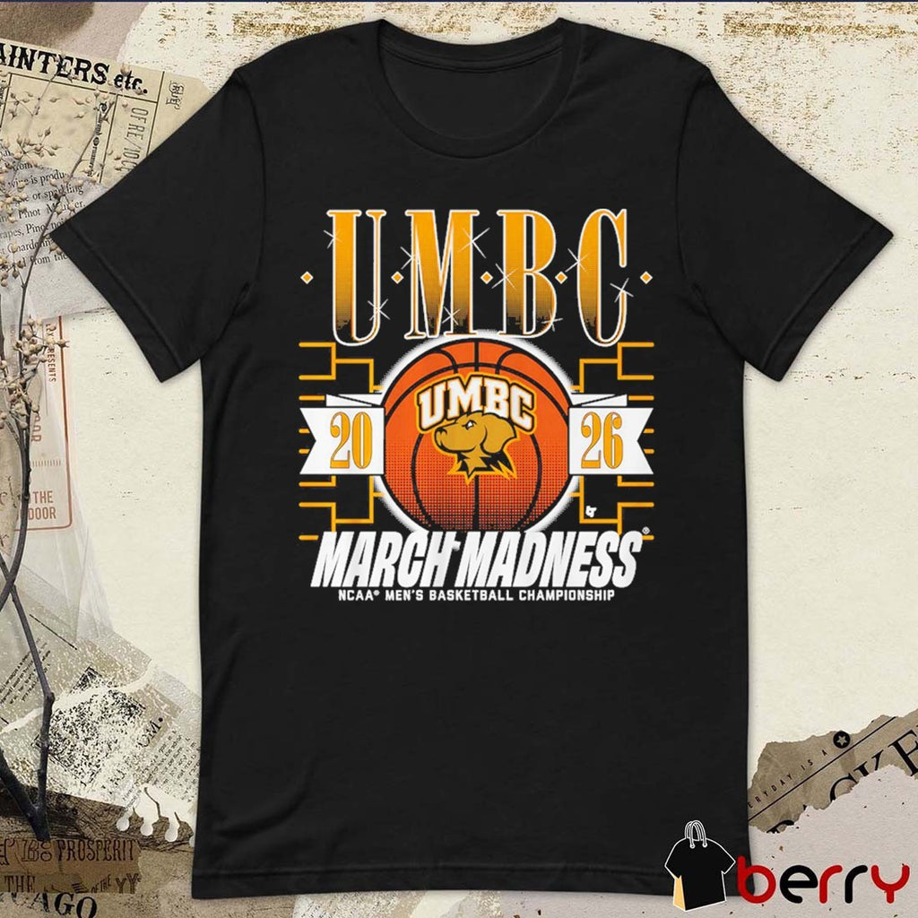 UMBC Retrievers MBB 2026 NCAA Men’s Basketball Championship March Madness t-shirt