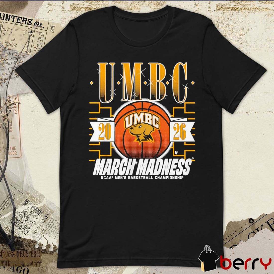 UMBC Retrievers MBB 2026 NCAA Men’s Basketball Championship March Madness t-shirt