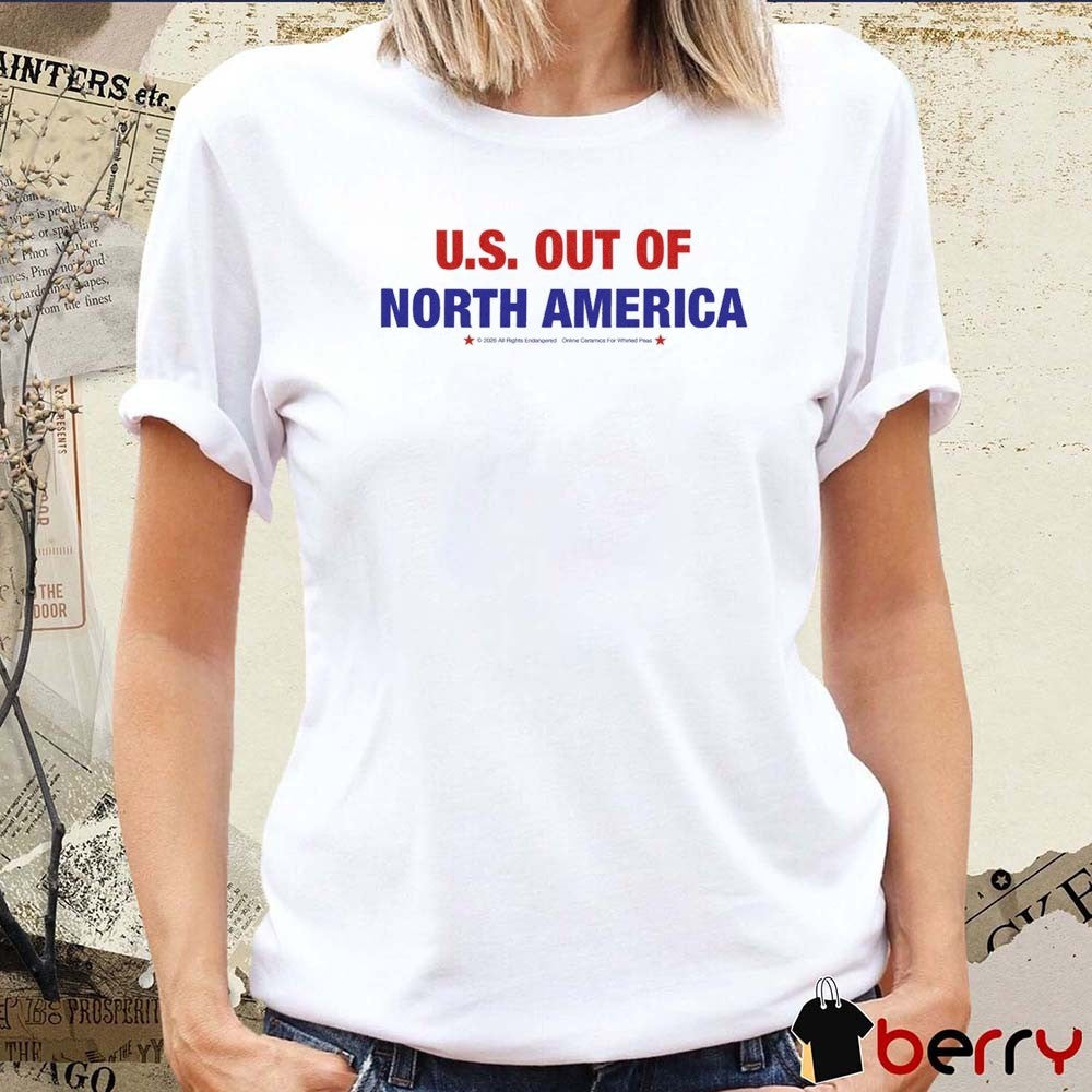 US Out Of North America Nobody For President 2026 t-shirt