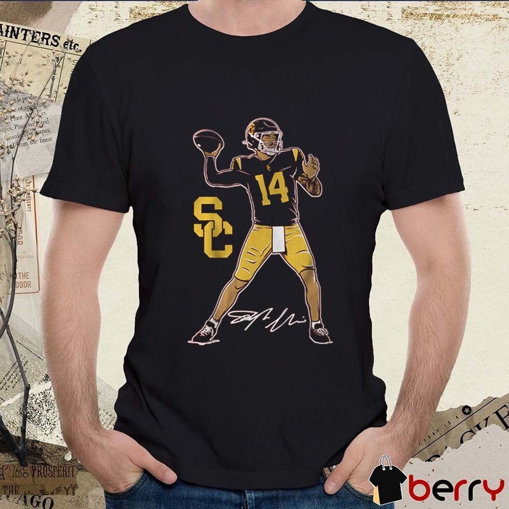 USC Trojans Football Jayden Maiava Superstar Pose NCAA Signature t-shirt