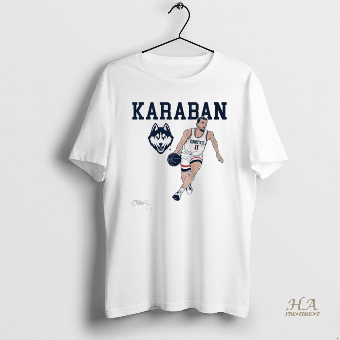Official Uconn Basketball Alex Karaban Name Pose T-Shirts, Hoodie, Sweatshirt | InkNestWear.com