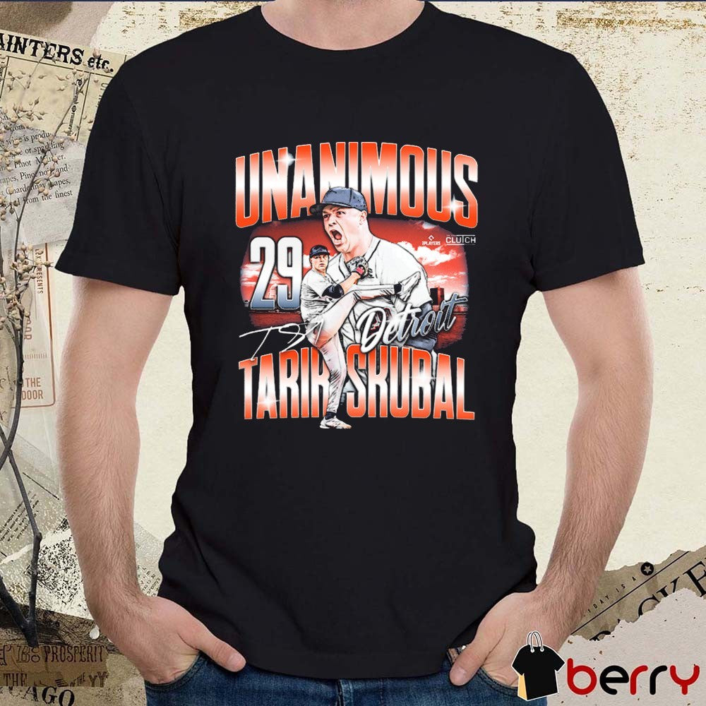 Unanimous Tarik Skubal MLBPA Detroit Tigers Baseball 2025 Signature Painting t-shirt