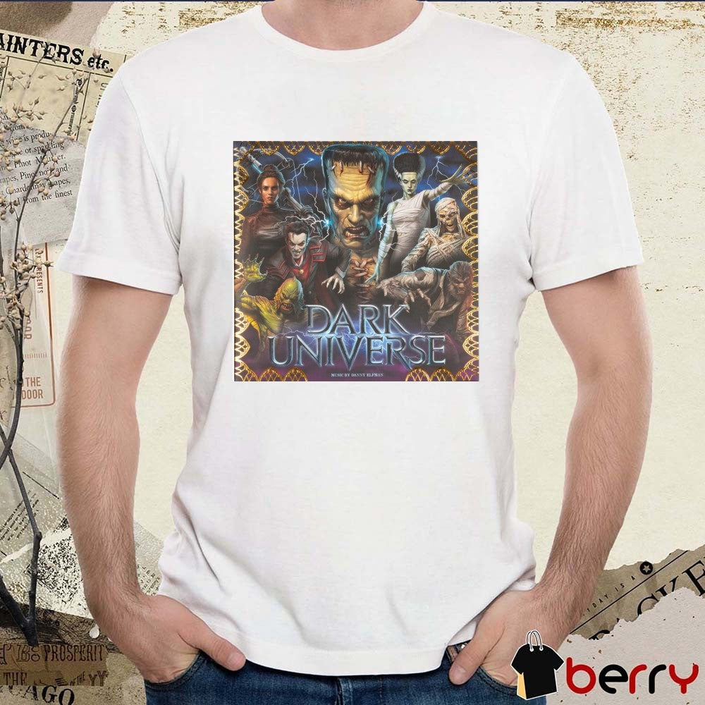 Universal Epic Universe Dark Universe Music By Danny Elfman 2026 t-shirt