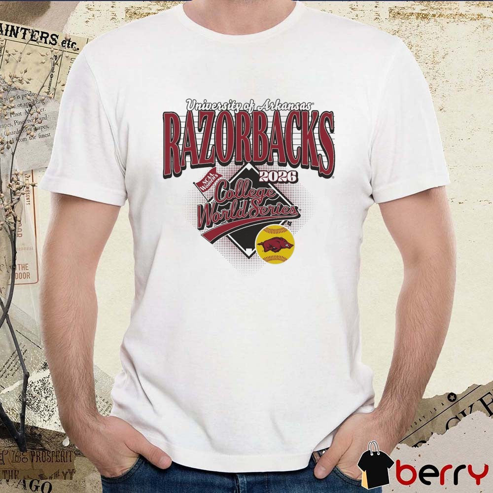 University Of Arkansas Razorbacks Softball 2026 NCAA Women’s College World Series t-shirt