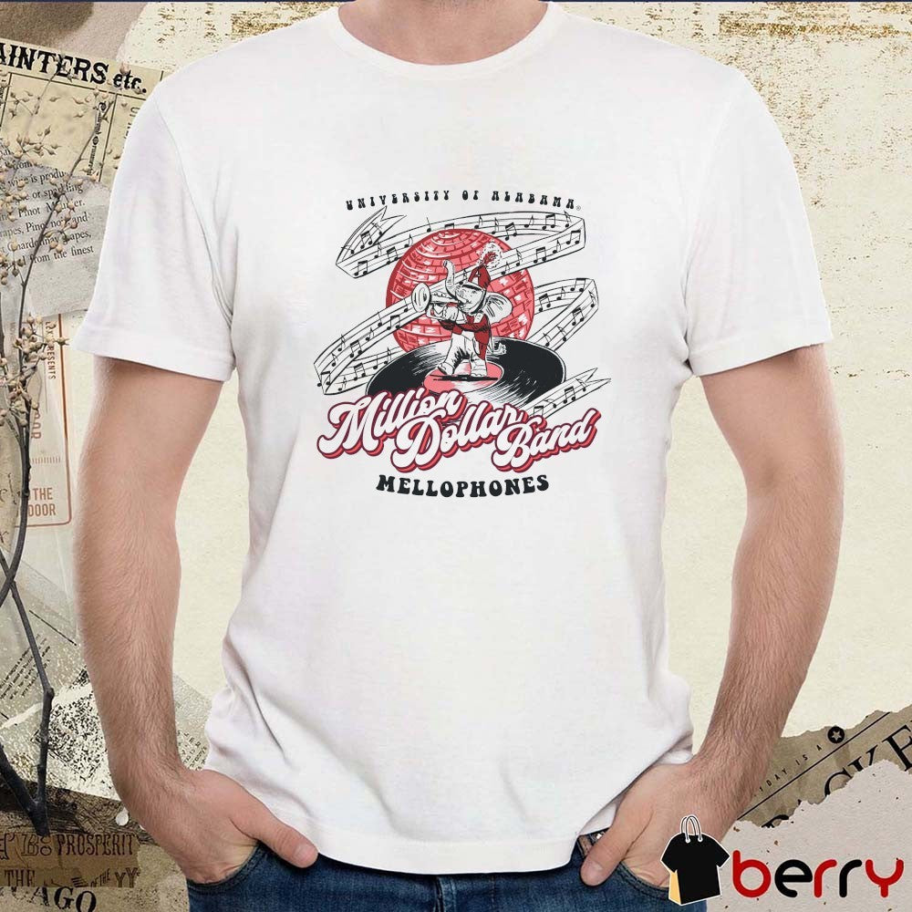 University of Alabama Million Dollar Band Mellophones 2025 t-shirt