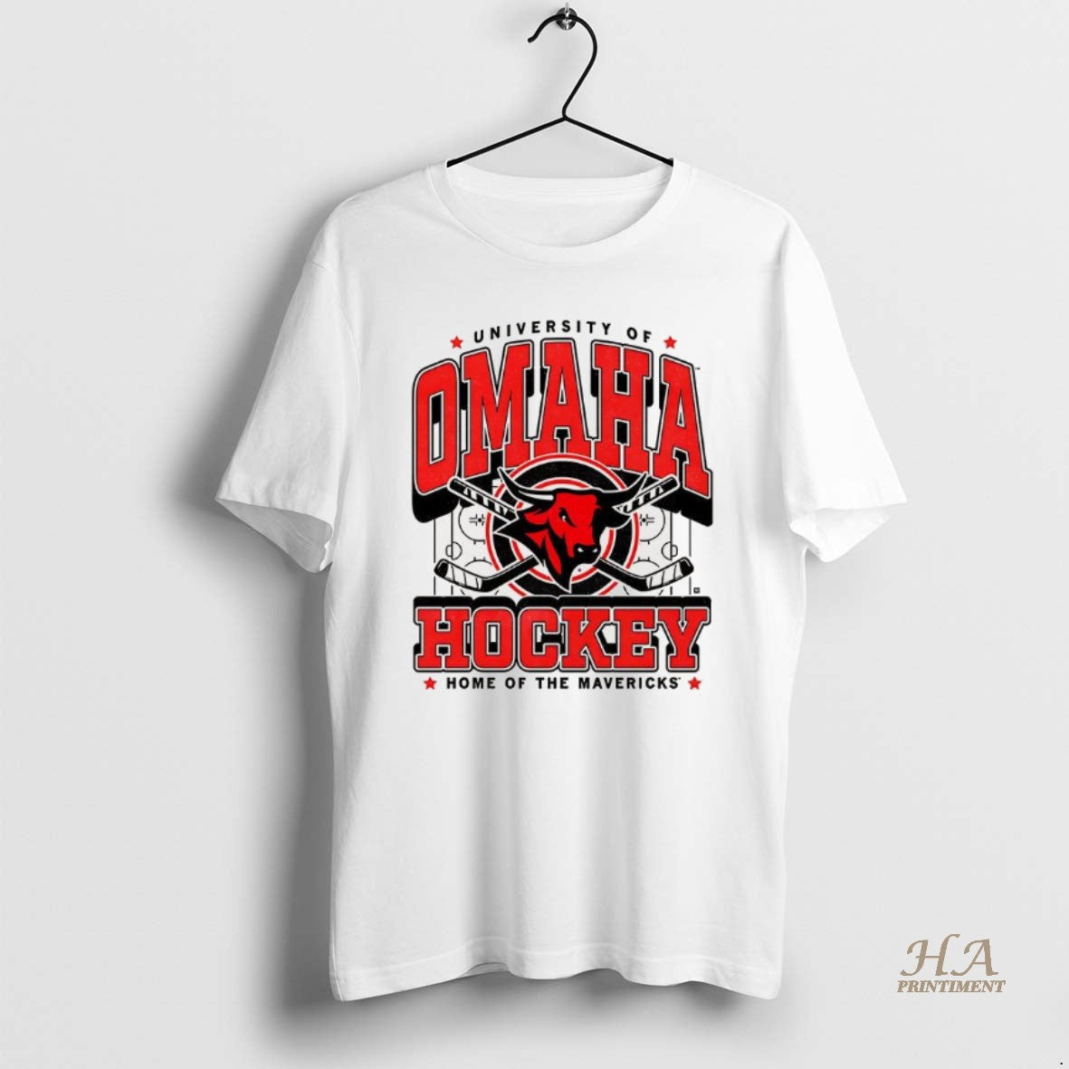 Official University Of Omaha Hockey Home Of The Mavericks Logo T-Shirts, Hoodie, Sweatshirt | InkNestWear.com