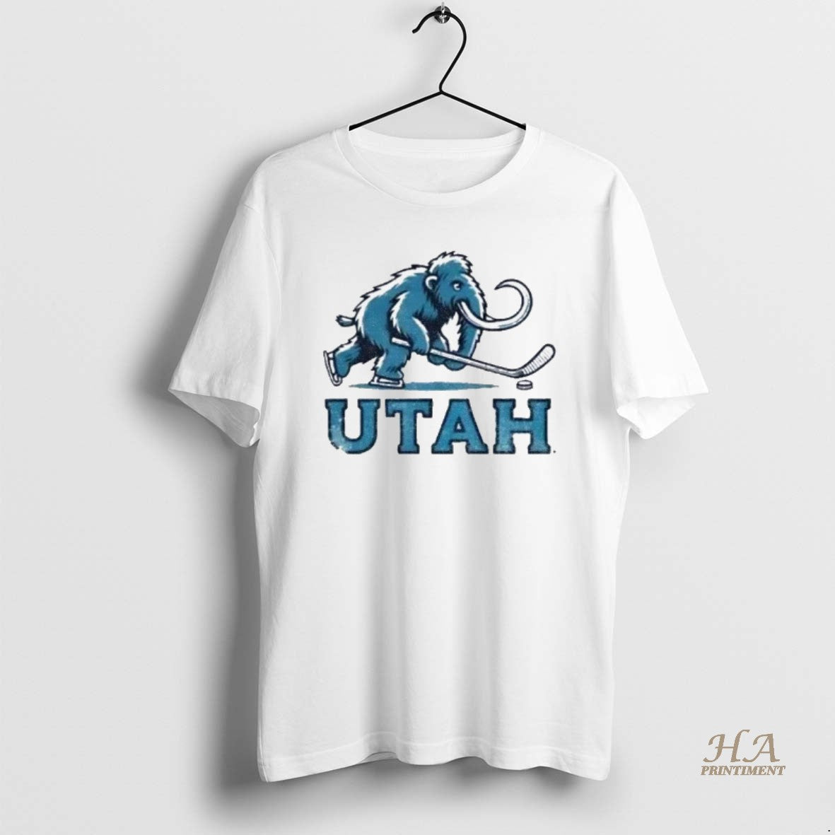Official Utah Mammoth Hockey Nhl Mascot Logo T-Shirts, Hoodie, Sweatshirt | InkNestWear.com